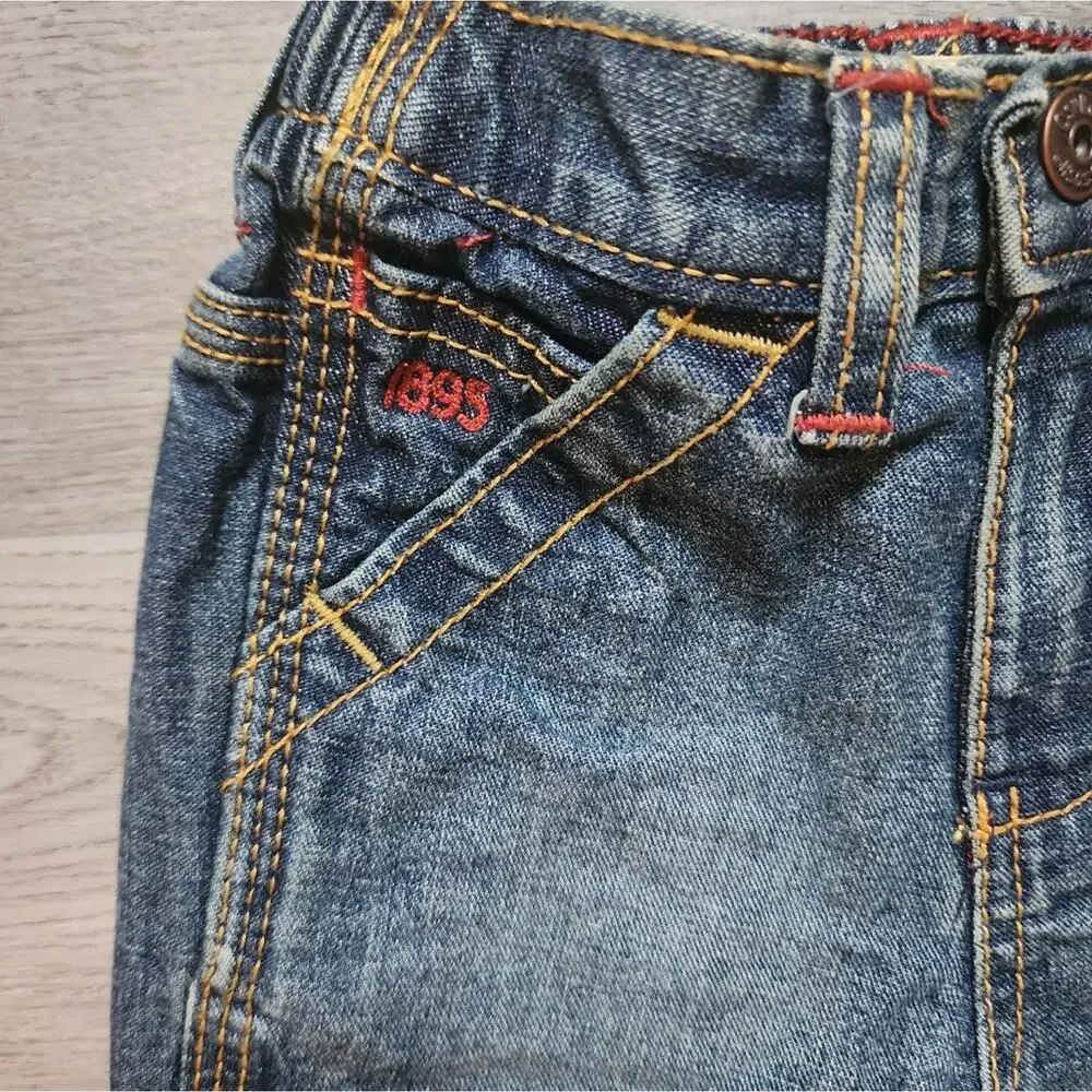 OshKosh B'gosh Boy's Infant Elastic Waist Casual Denim Shorts 12 Months 12M
